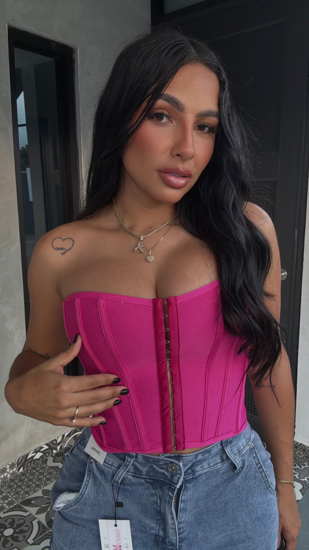 FUCSIA CORSET