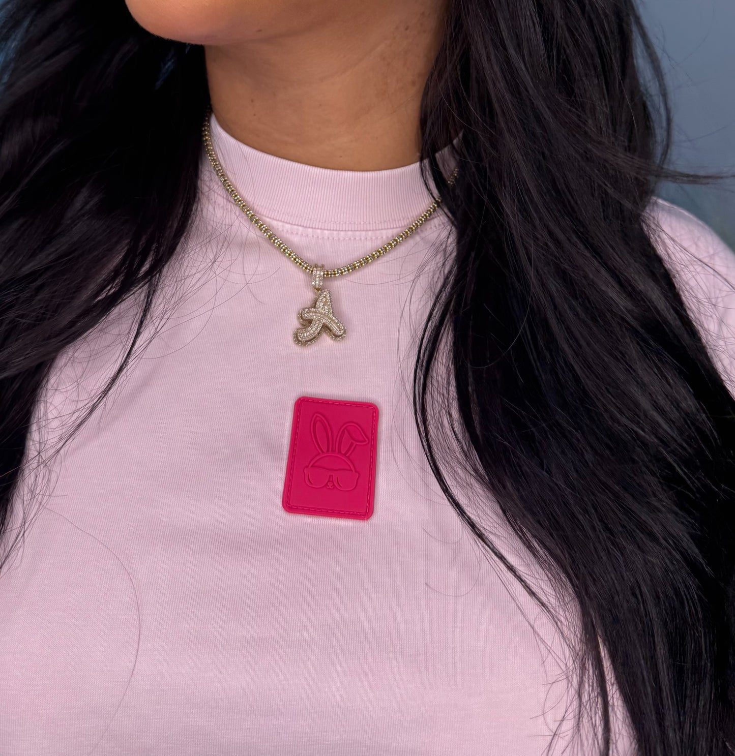 GBG BBY PINK CROP TOP