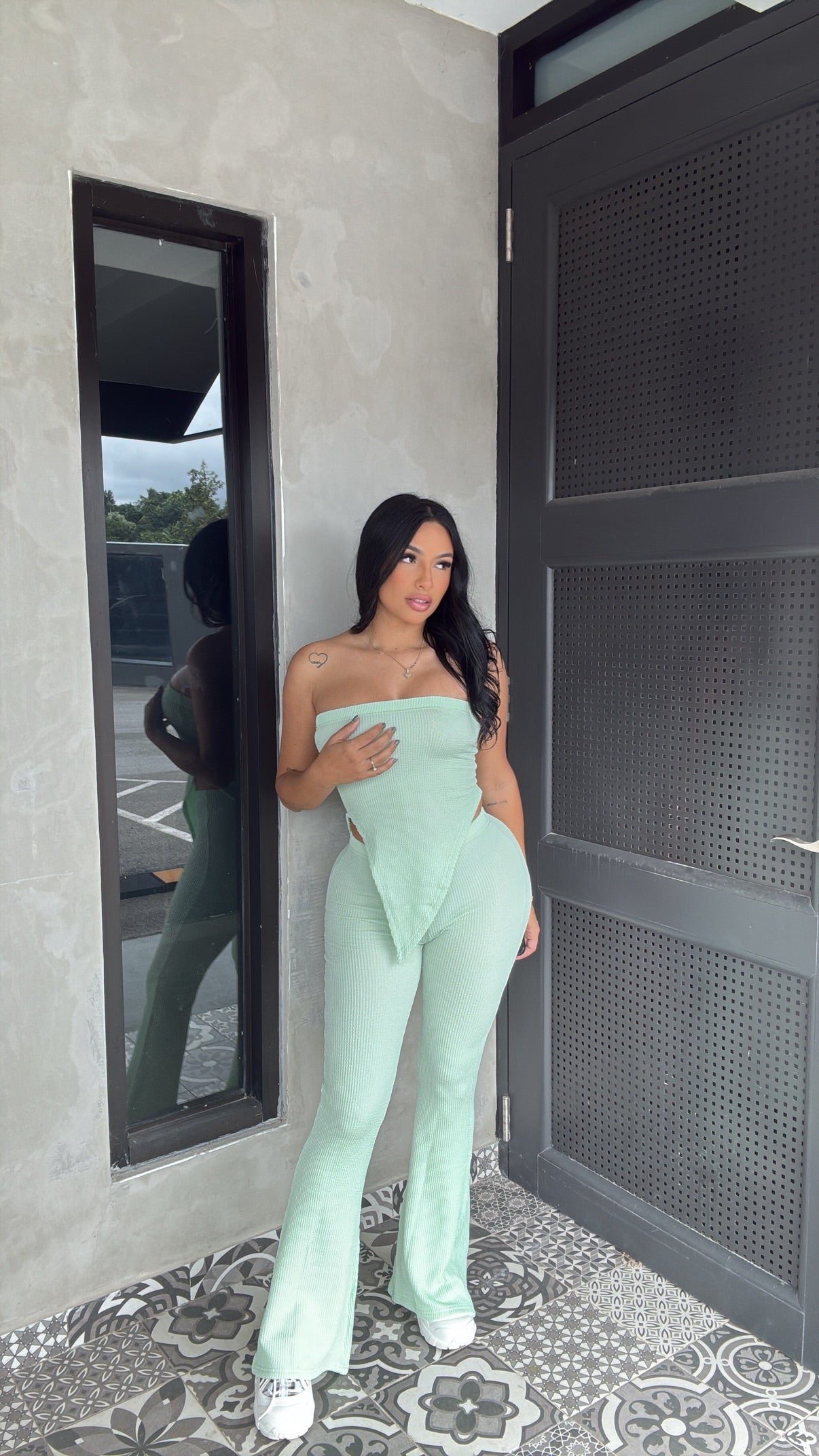 MINT TEXTURED SET