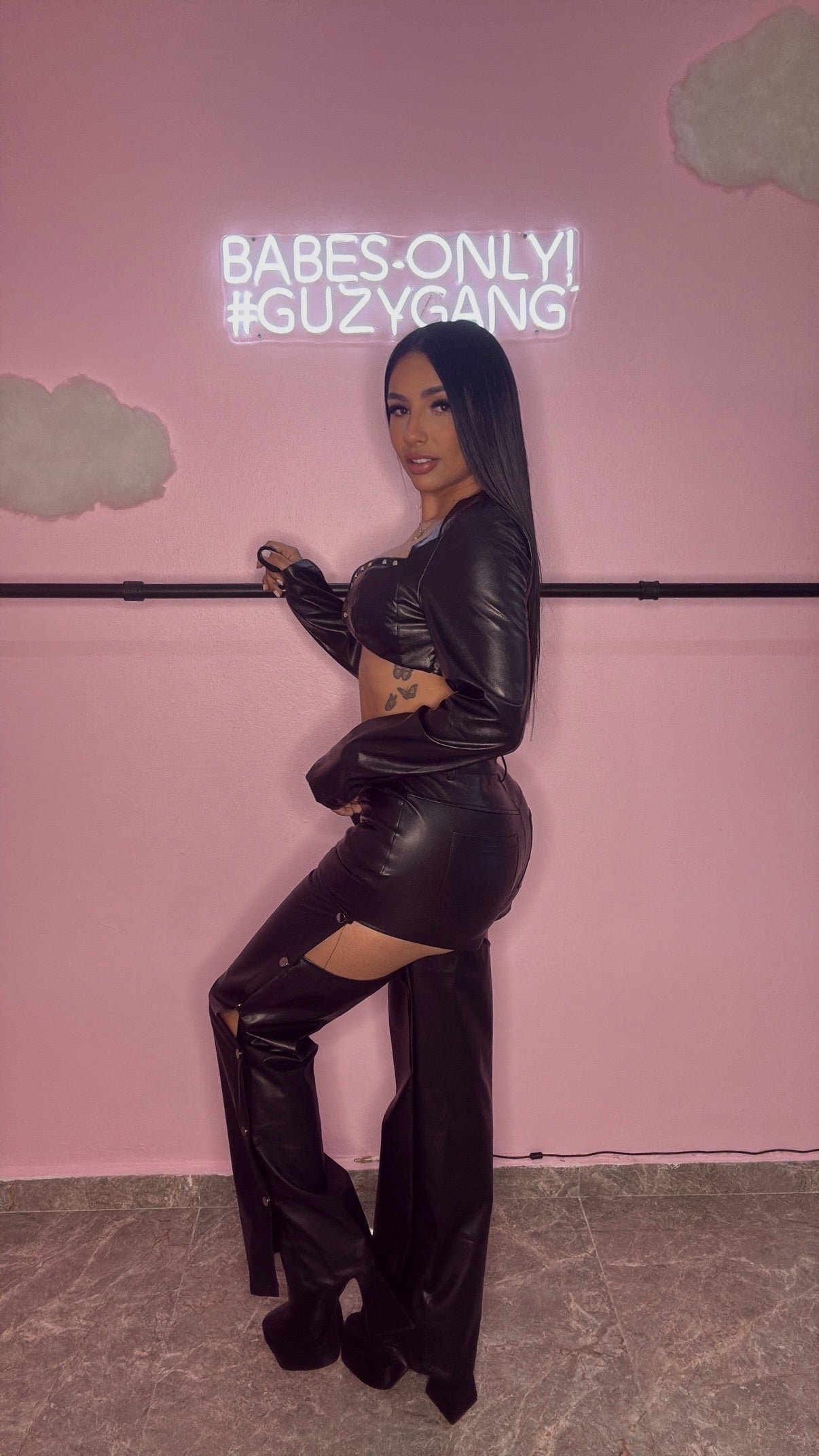 ROCK STAR LEATHER PANT