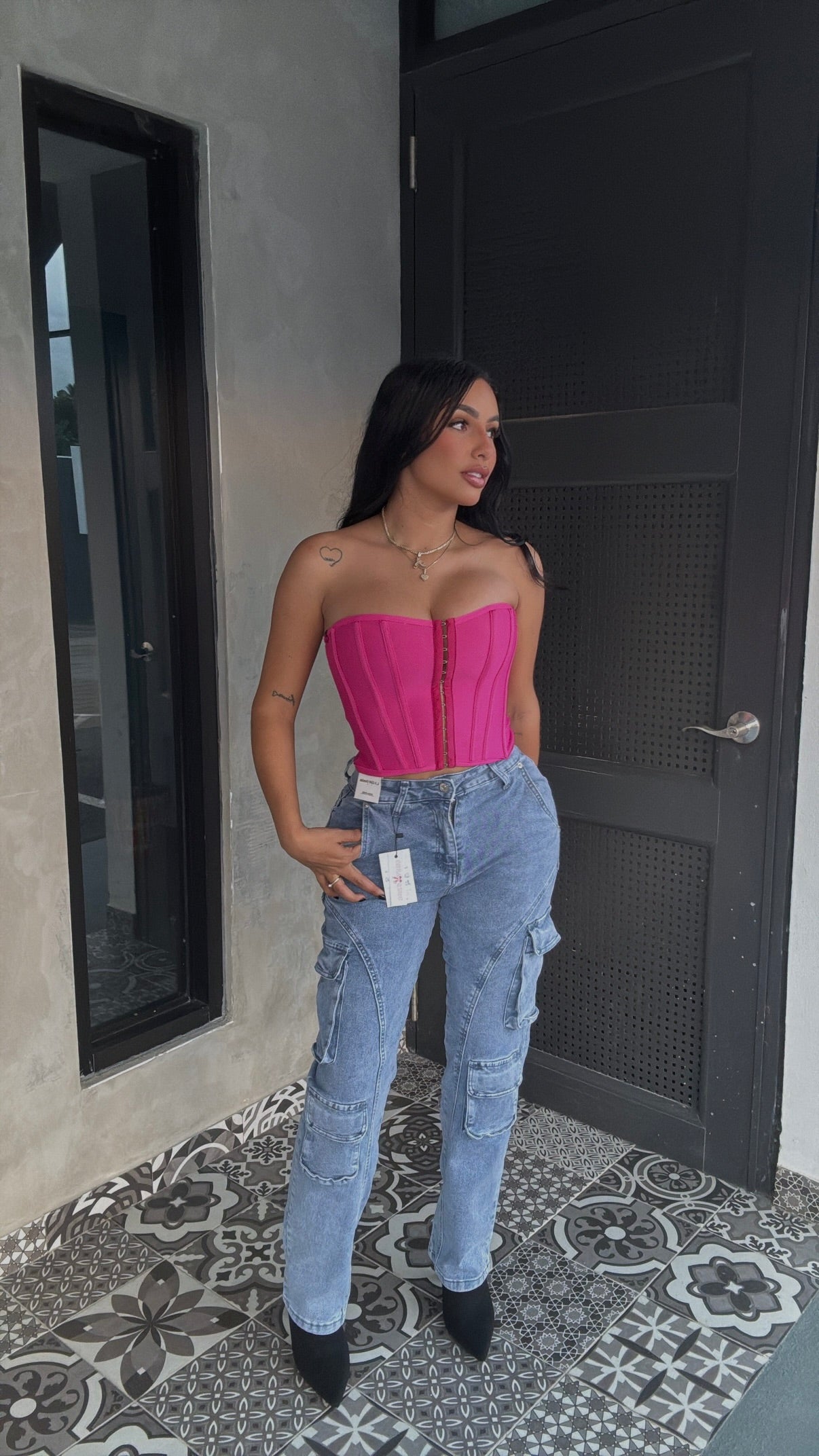FUCSIA CORSET