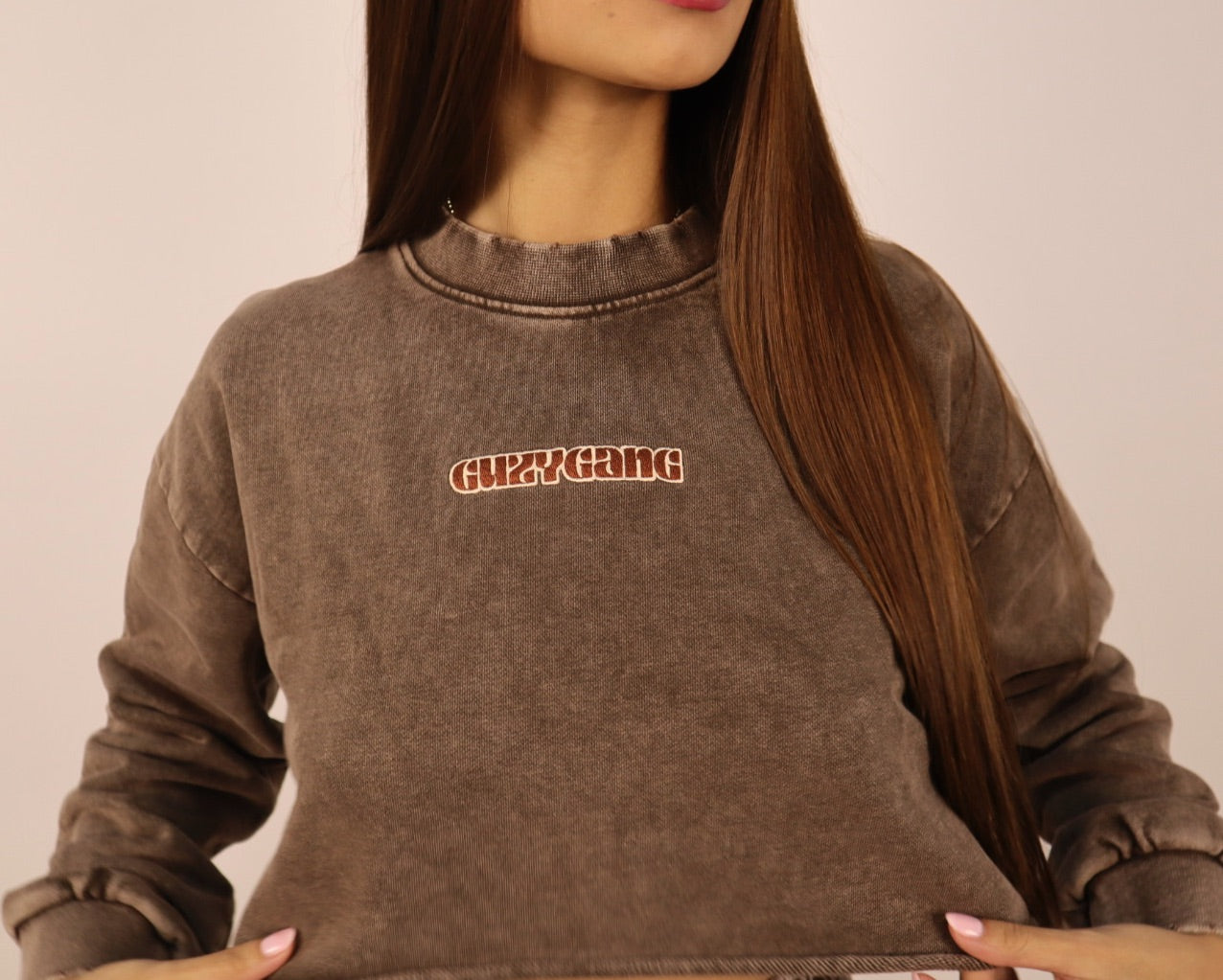 GUZYGANG BROWN LONG SLEEVE