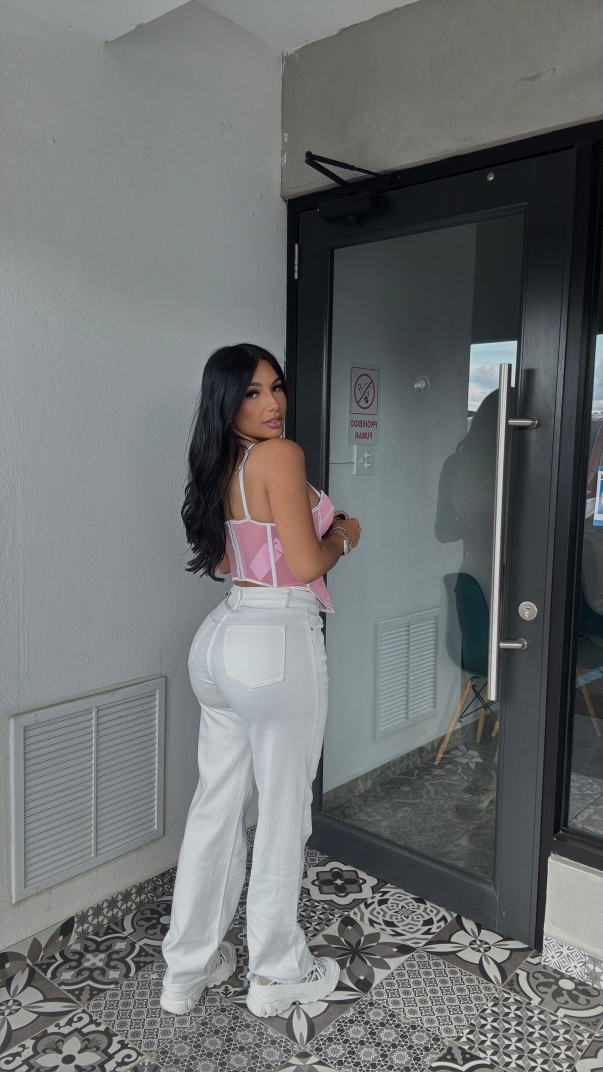 WHITE BOYFRIEND DENIM