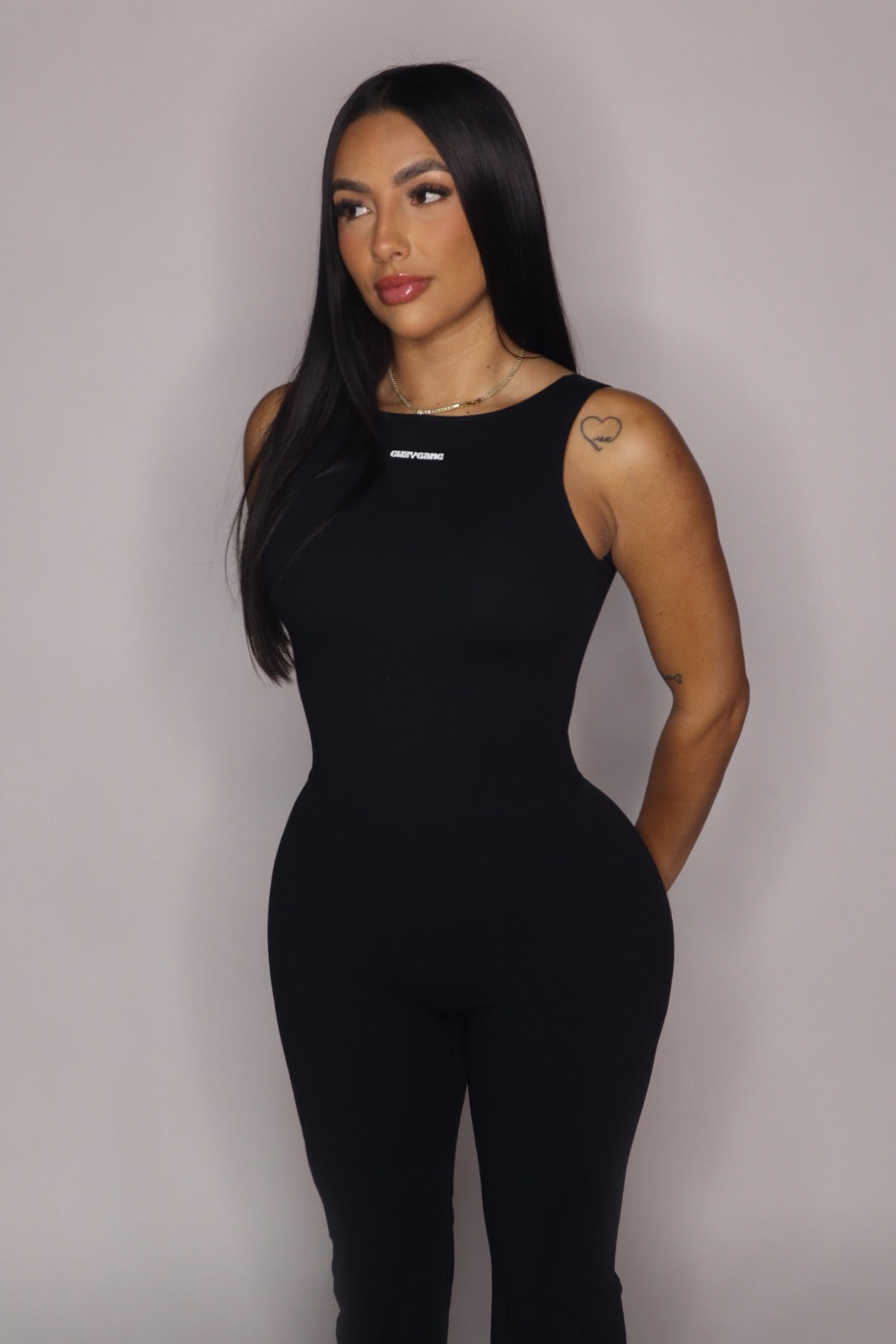 GG BLACK JUMPSUIT
