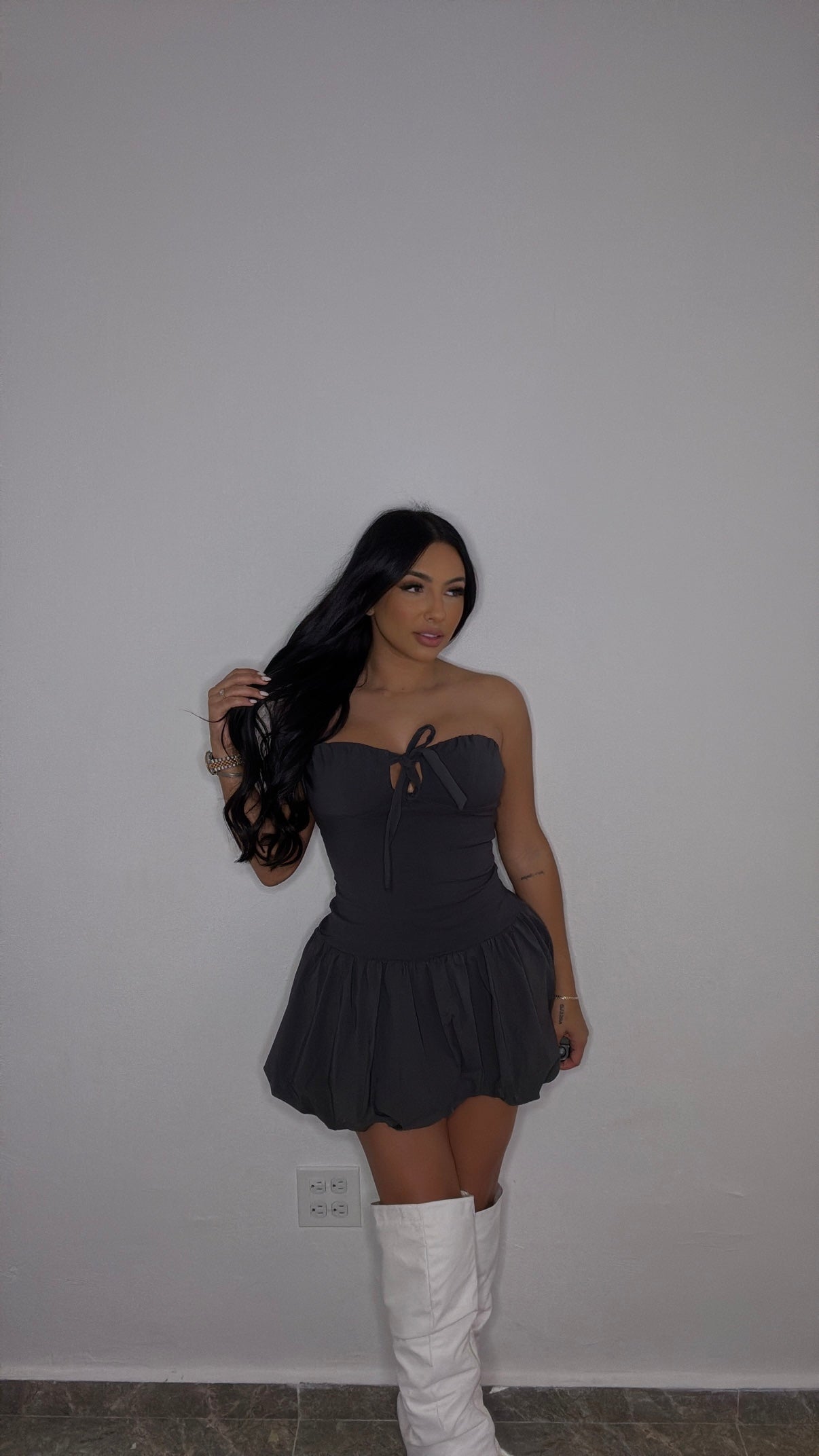 BUBBLE MINI DRESS