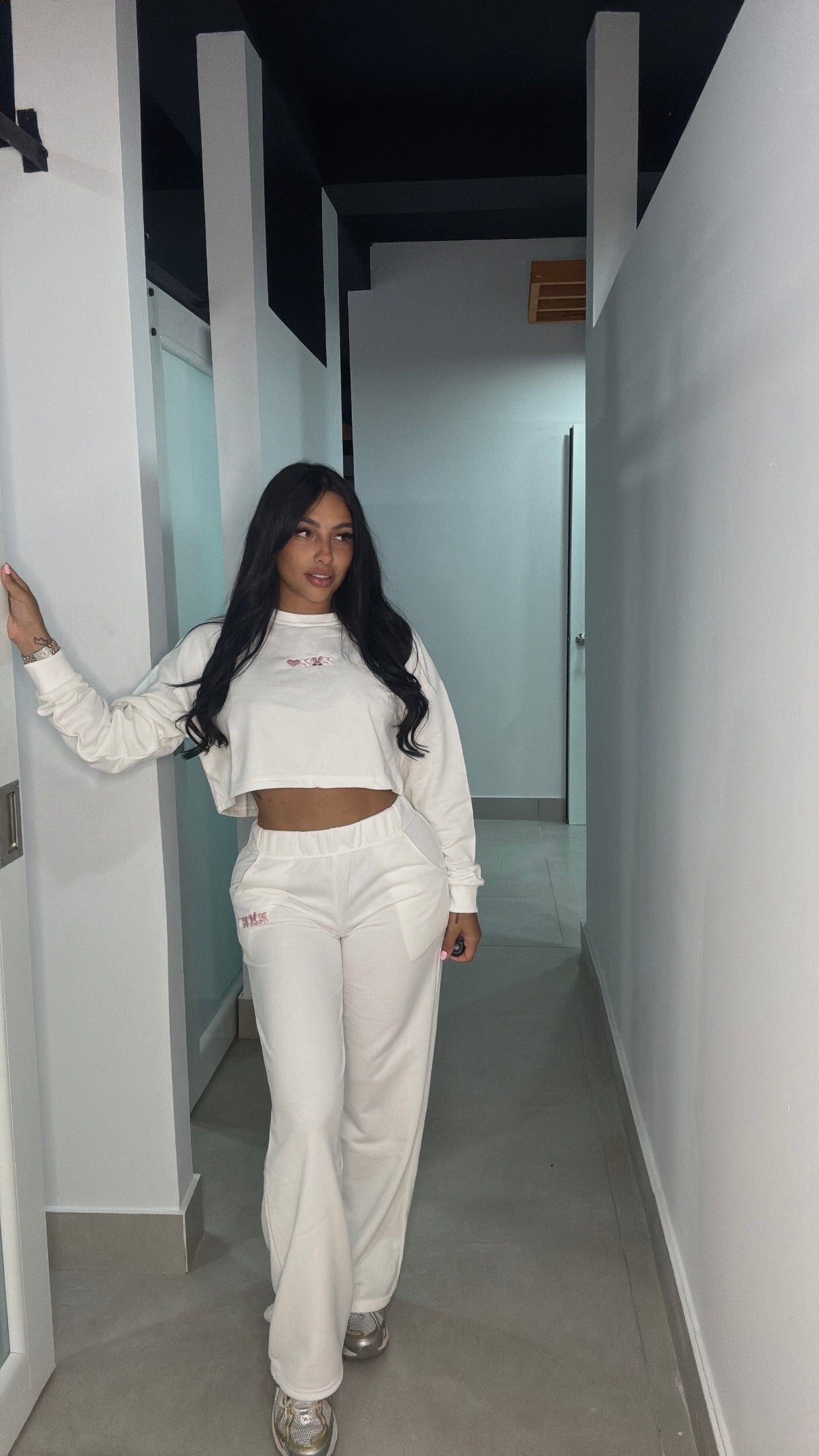 “X🐰X🖤” GBG WHITE SET