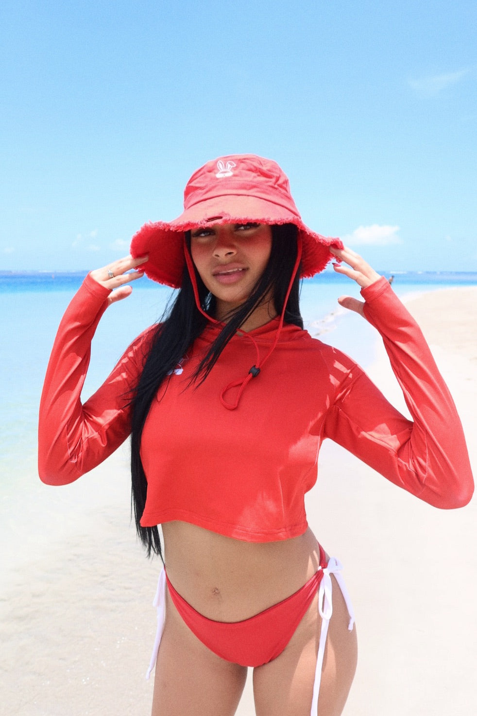 RASHGUARD - Roja (Sin Facemask)