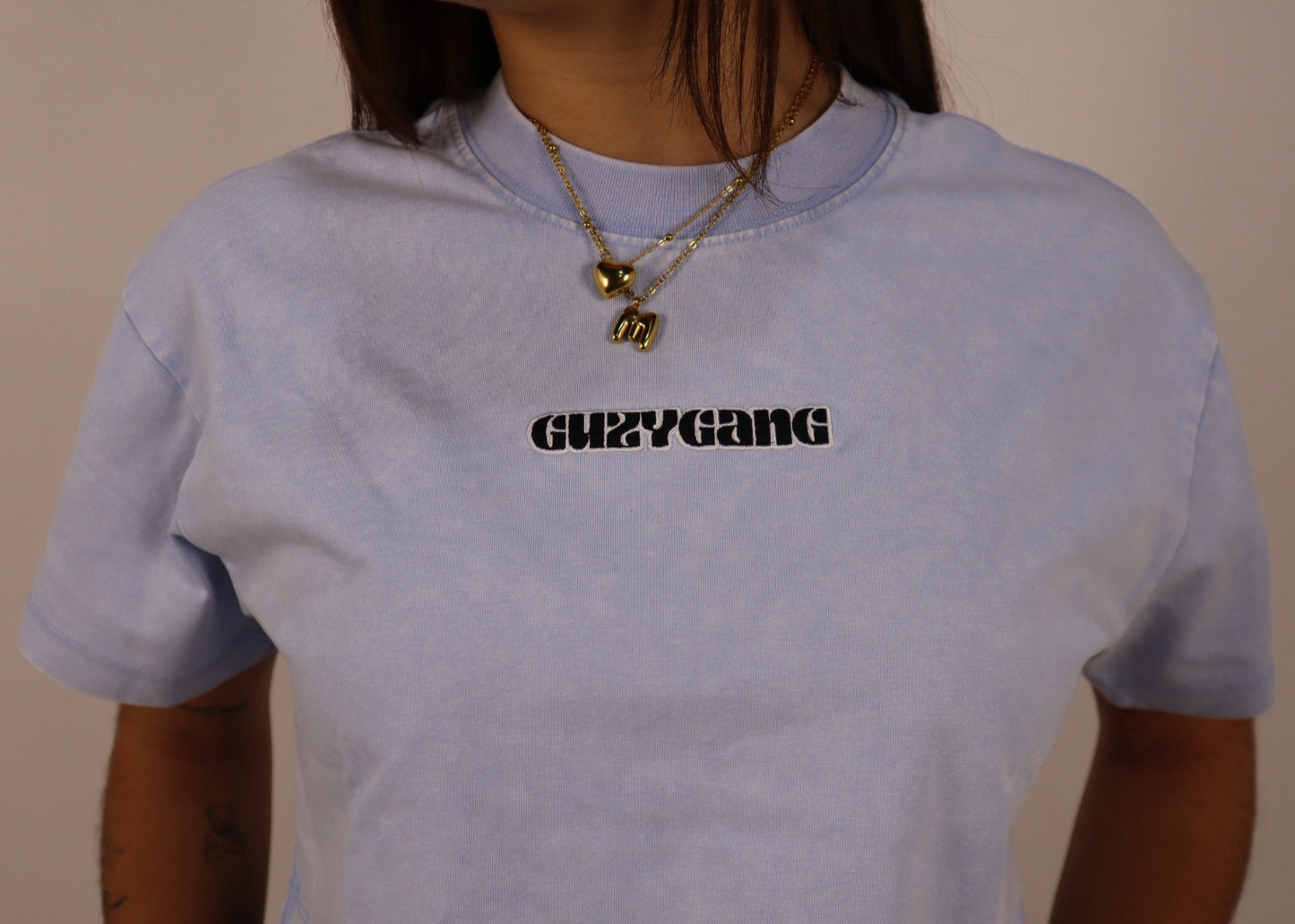 GUZYGANG BABYBLUE CROPTOP