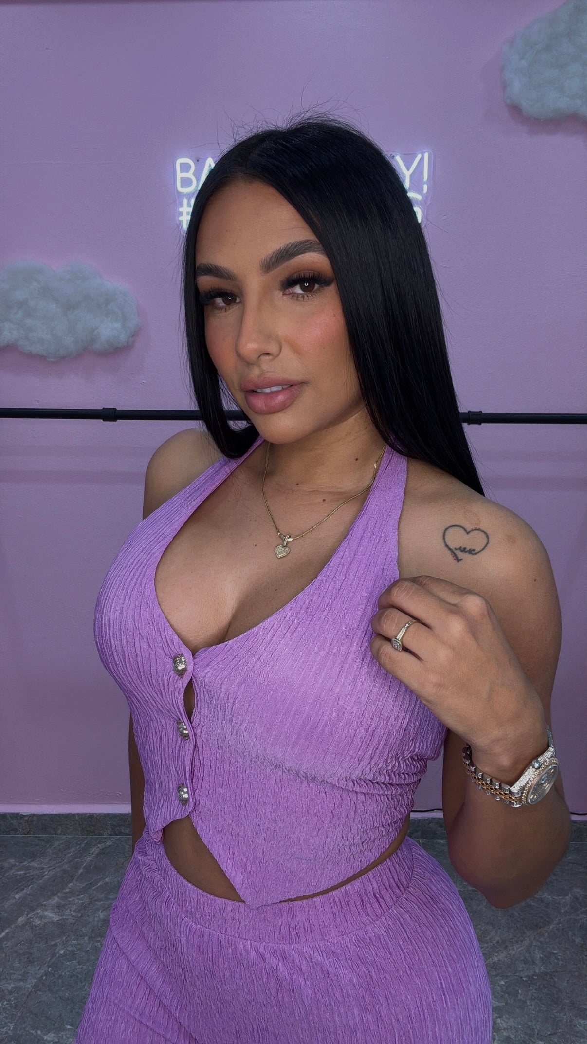 LILAC VEST COMFY SET