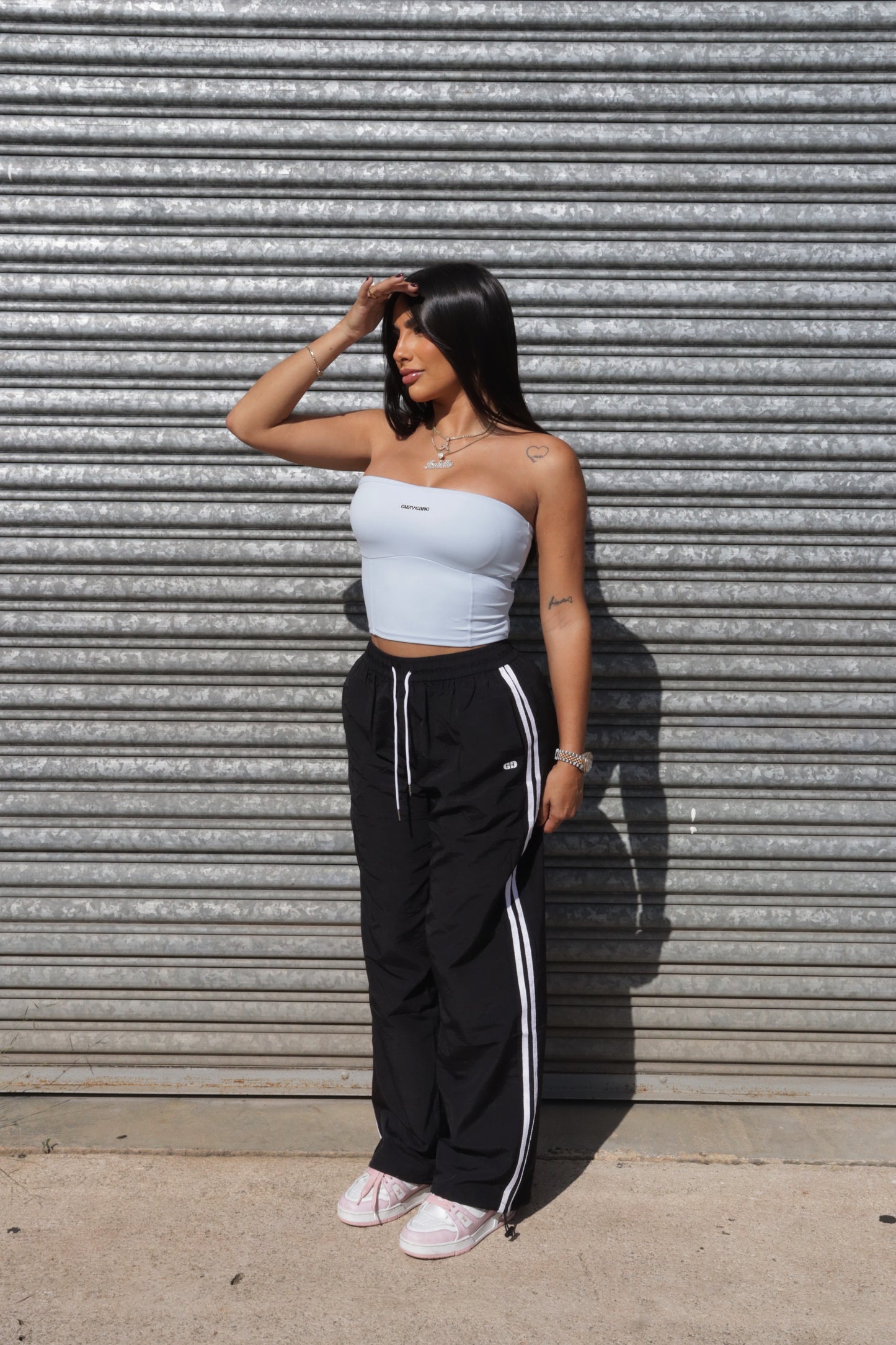 GUZYGANG BBY BLUE TUBE TOP