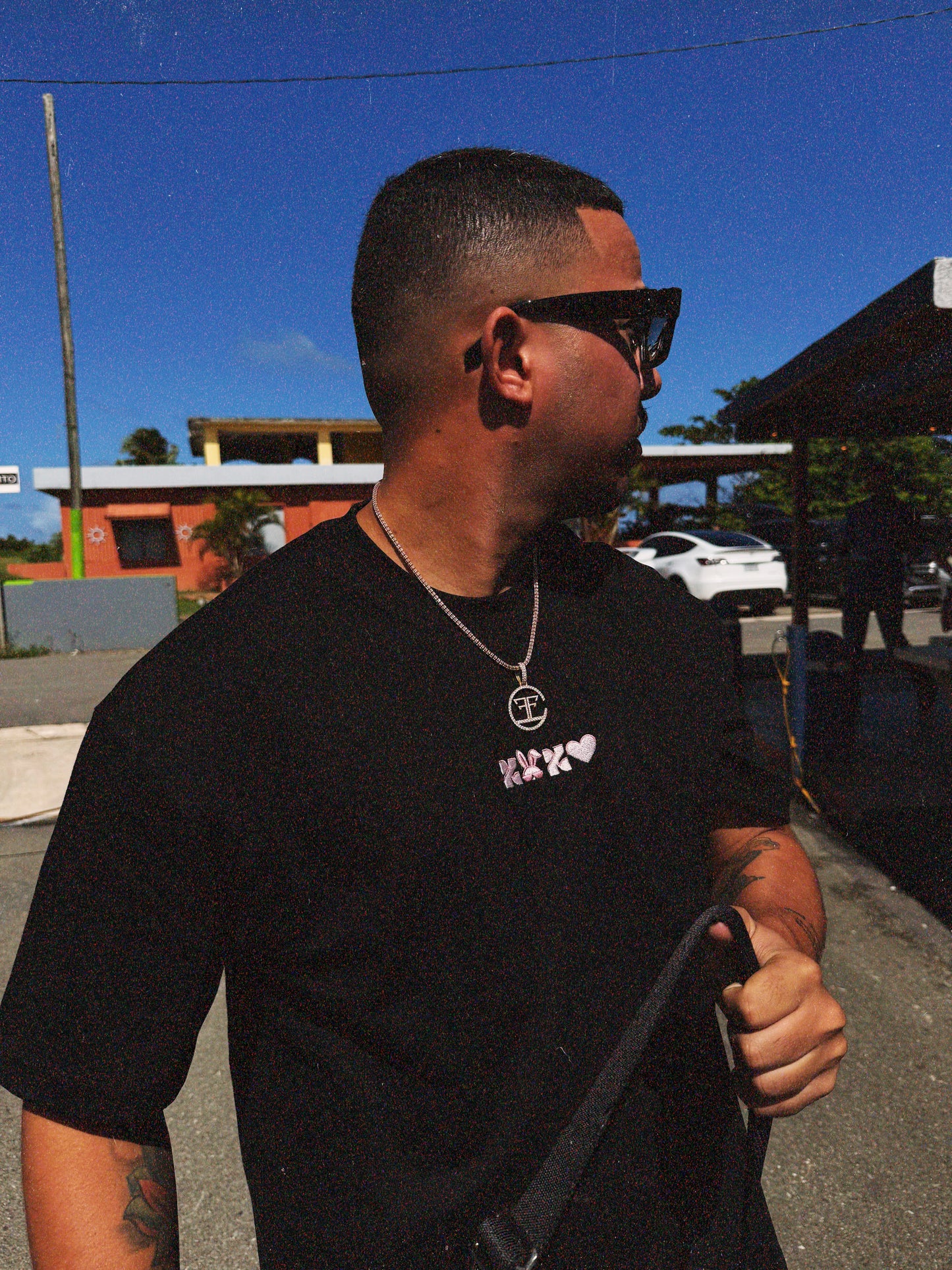 BLACK SV TEE   “X🐰X🖤”