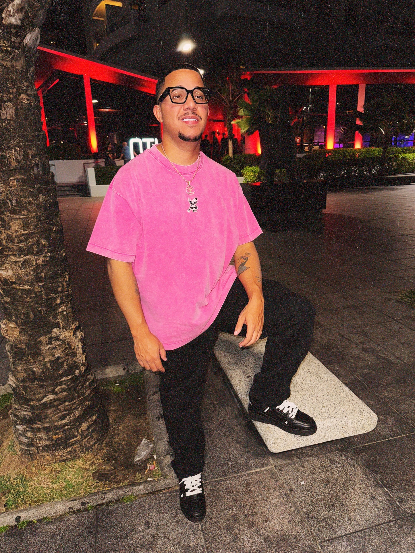 FUCSIA WASHED SV TEE 🏹🐰