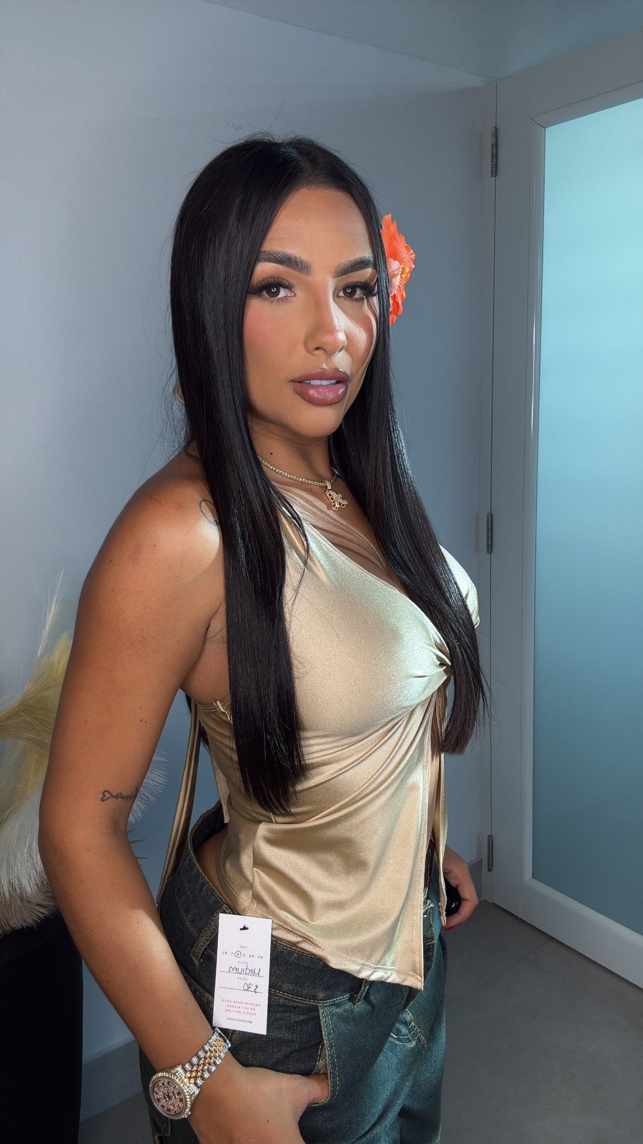BUTTERFLY GOLD TOP