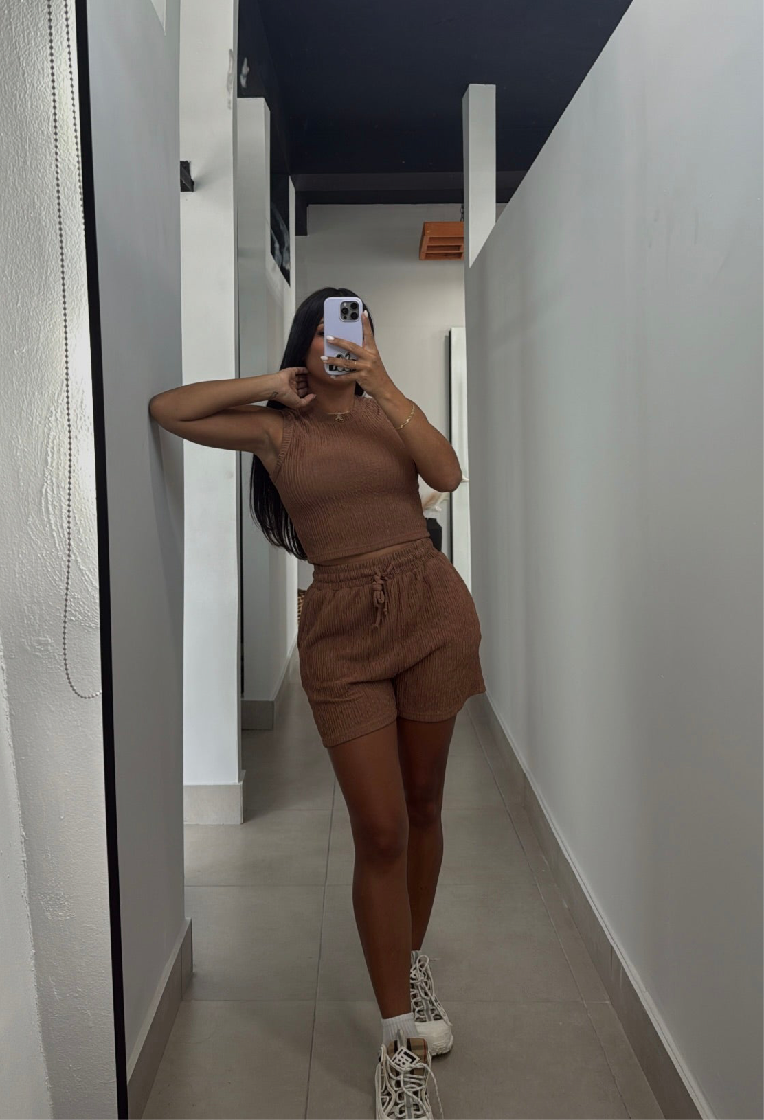 COMFY TEXTURED SHORT SET