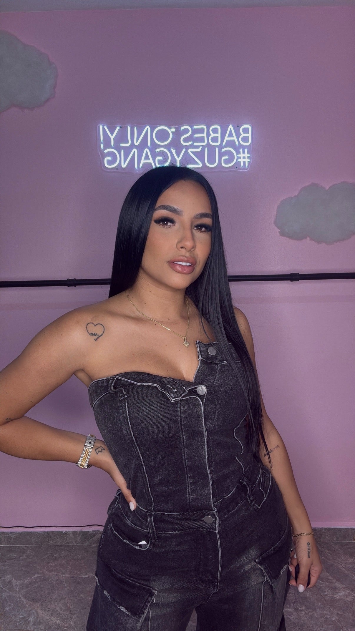 DENIM JUMPSUIT