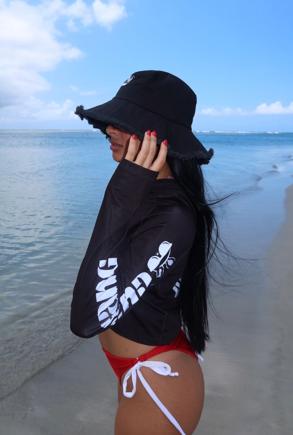 RASHGUARD - negra (Sin Facemask)