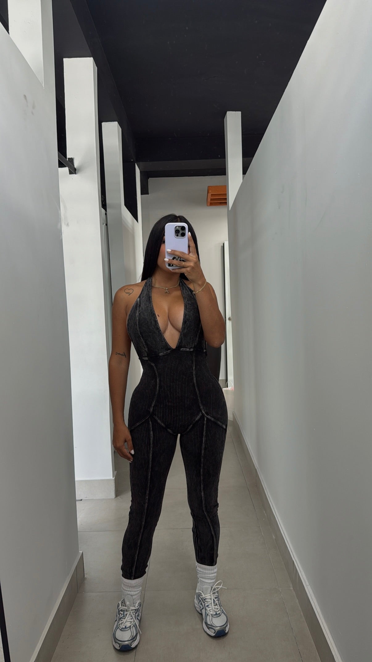 HALTER MINERAL JUMPSUIT