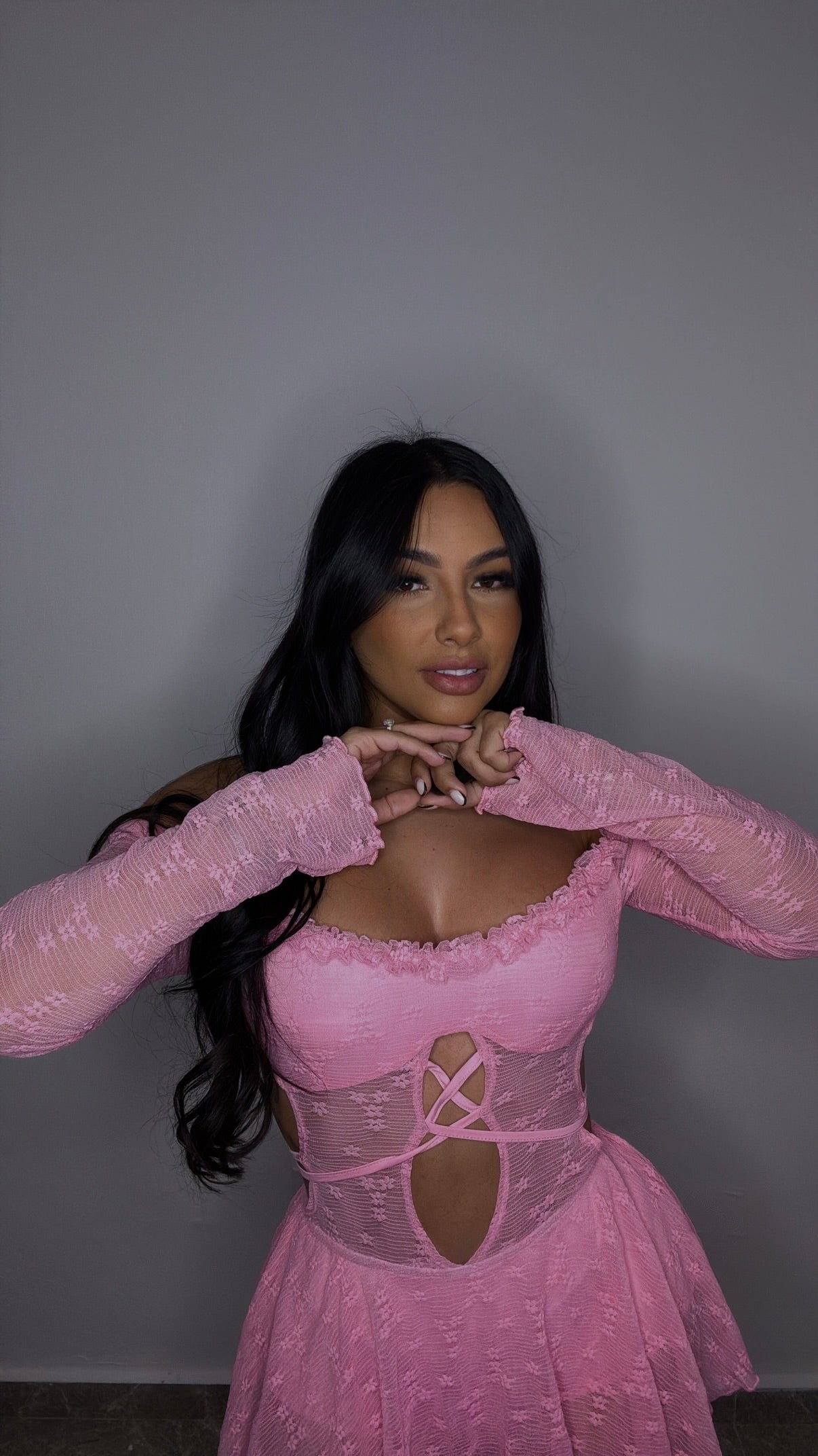 PINK BADDIE’S MINI DRESS