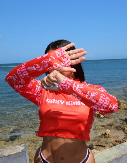 RASHGUARD - ROJA/ROSA