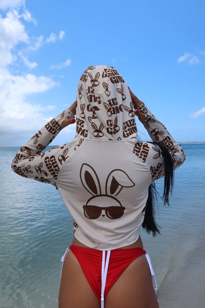 RASHGUARD - Crema (Sin Facemask)