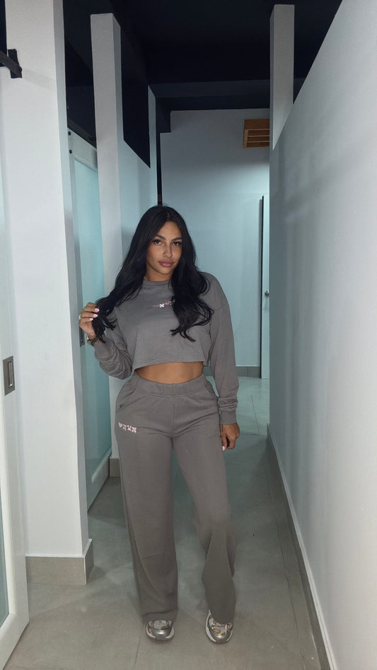 “X🐰X🖤” GBG GRAY SET