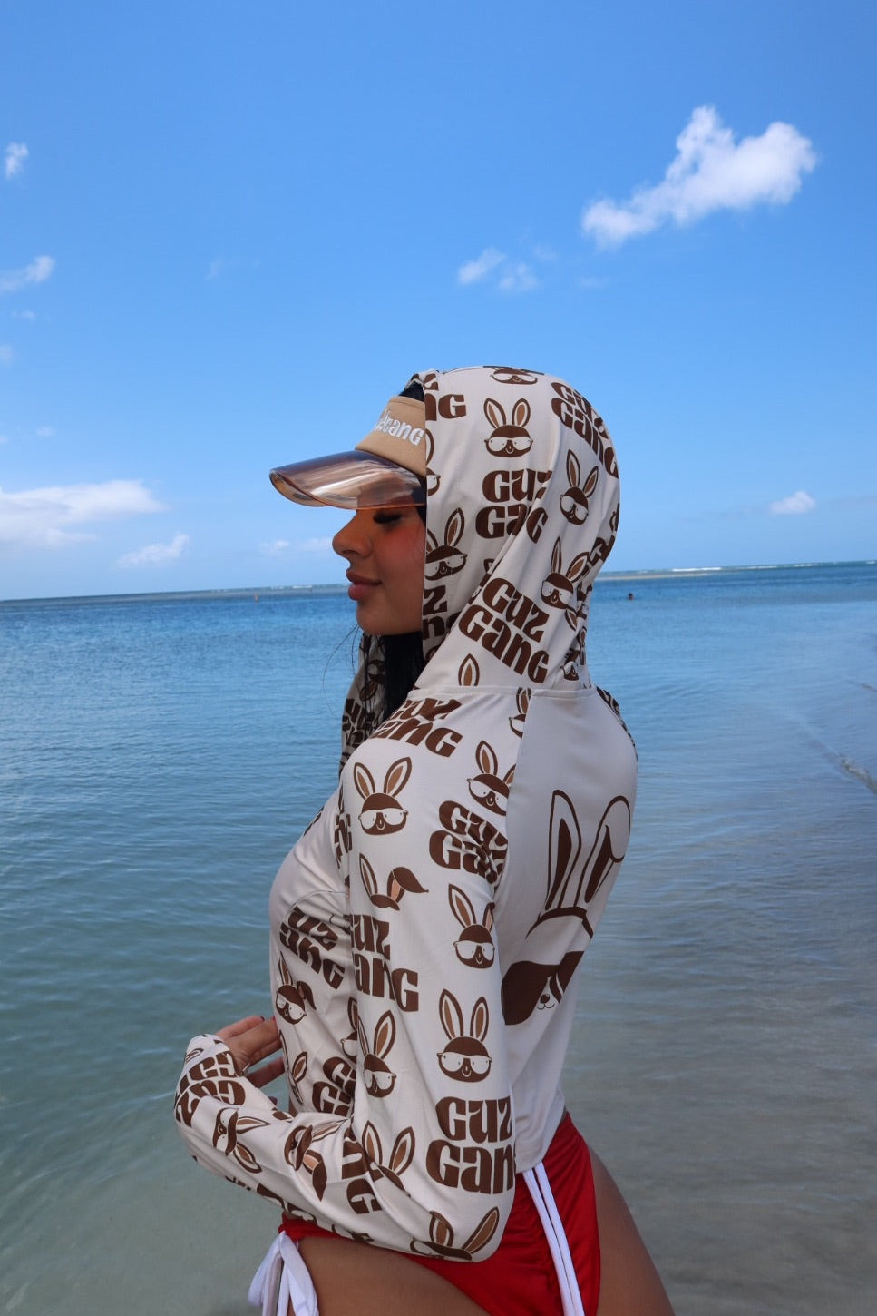 RASHGUARD - Crema (Sin Facemask)