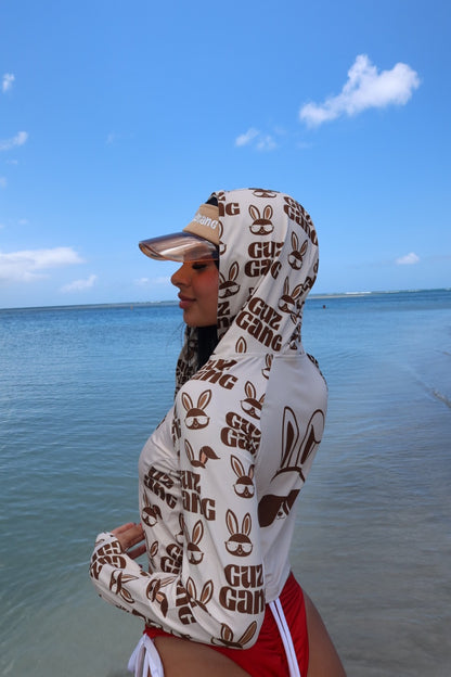RASHGUARD - Crema (Sin Facemask)