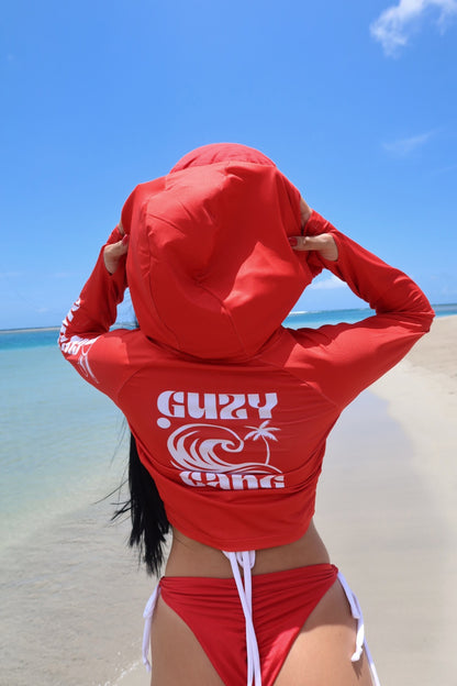 RASHGUARD - Roja (Sin Facemask)
