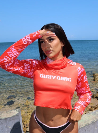 RASHGUARD - ROJA/ROSA