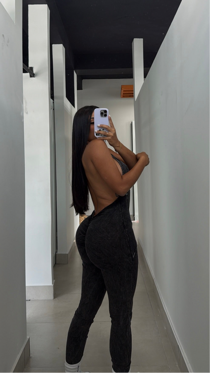 HALTER MINERAL JUMPSUIT