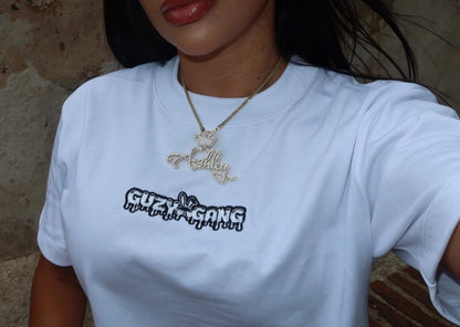 GBG DRIP OVERSIZED CROP TOP