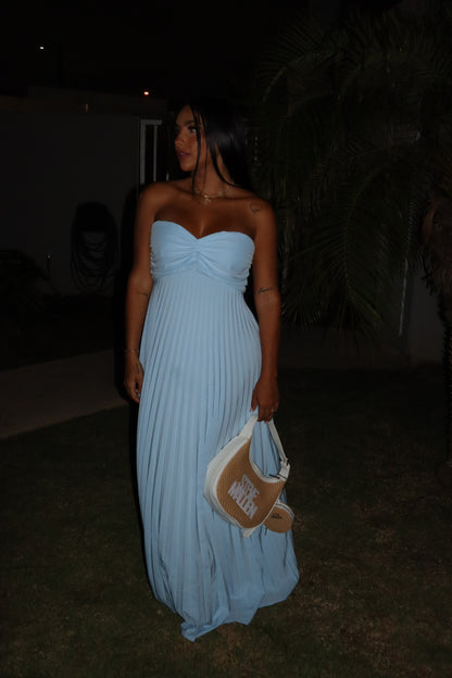 BABY BLUE MAXI DRESS