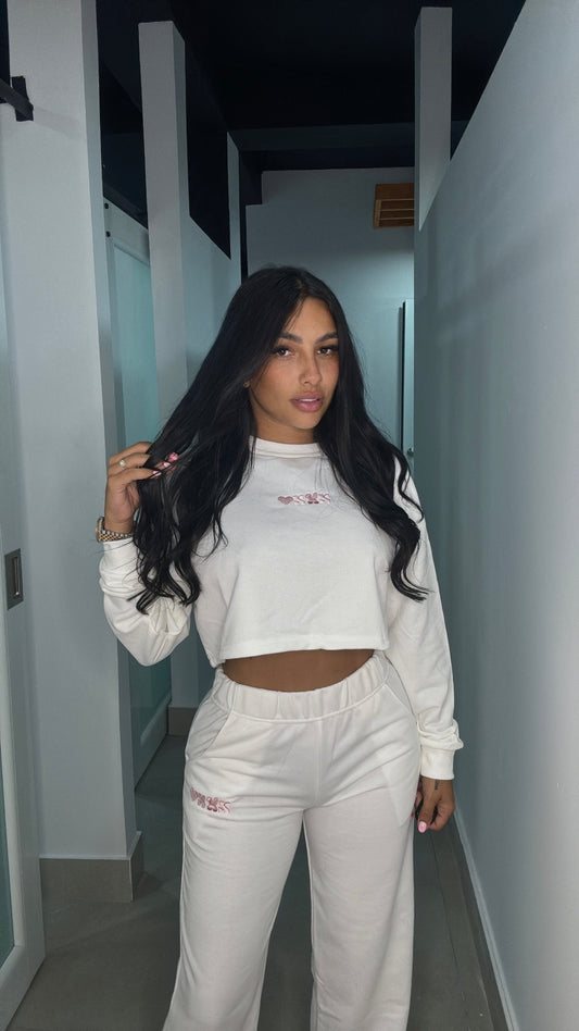 “X🐰X🖤” GBG WHITE SET