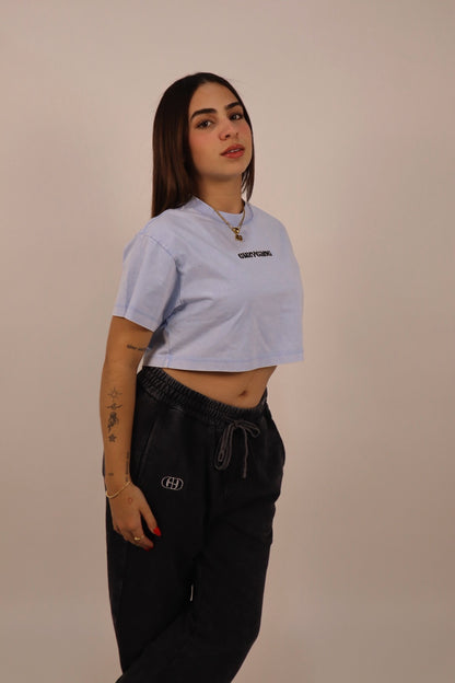 GUZYGANG BABYBLUE CROPTOP