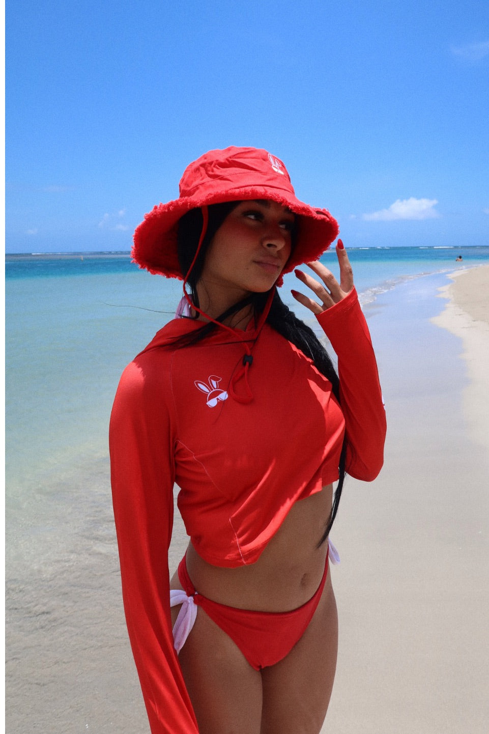 RASHGUARD - Roja (Sin Facemask)