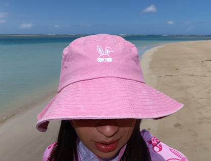 WASHED PINK BUCKET HAT