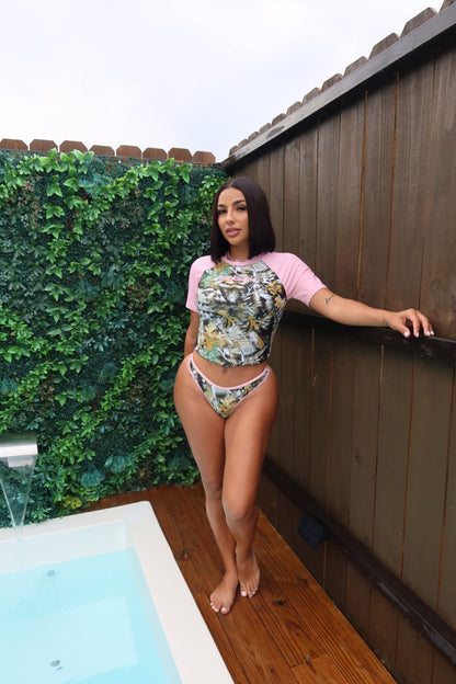 GG CAMU PINK TOP/BIKINI