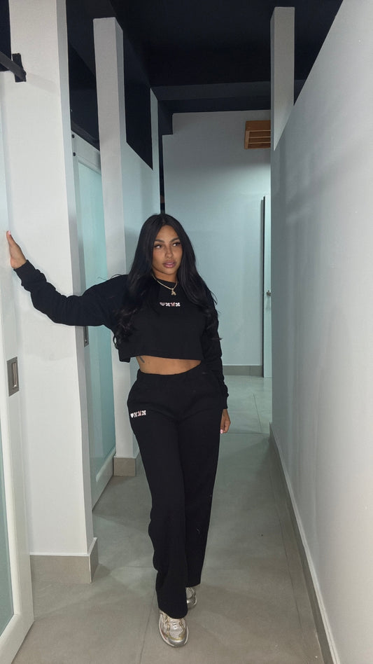 “X🐰X🖤” GBG BLACK SET