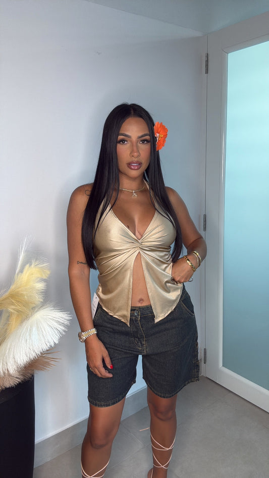 BUTTERFLY GOLD TOP