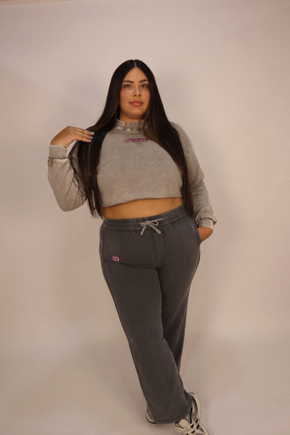 GG GRAY & PINK PANT