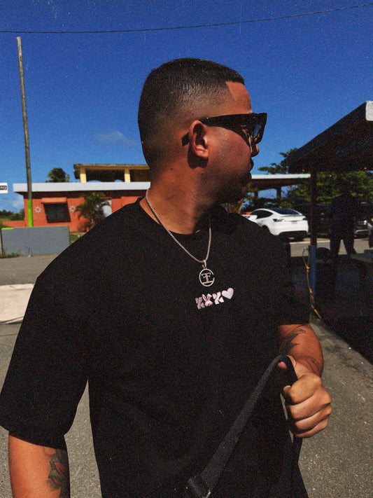 BLACK SV TEE   “X🐰X🖤”