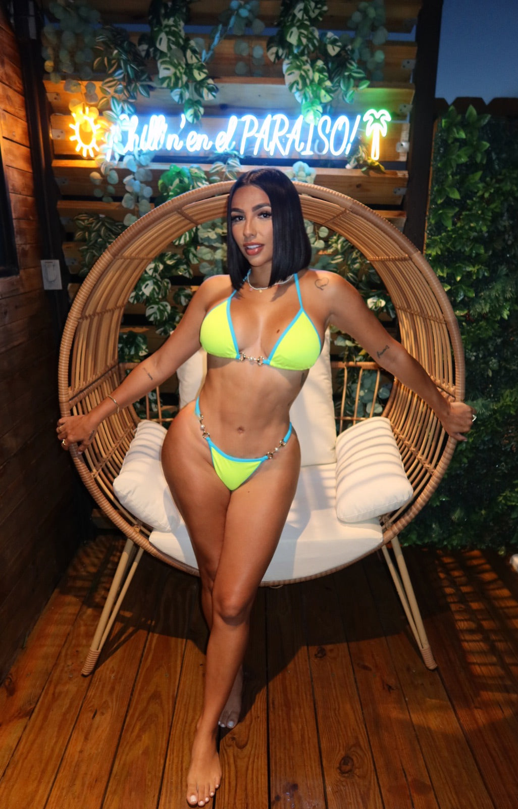 NEON GREEN BIKINI