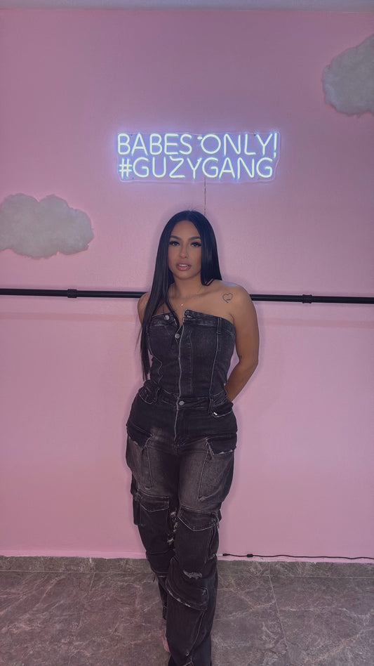 DENIM JUMPSUIT