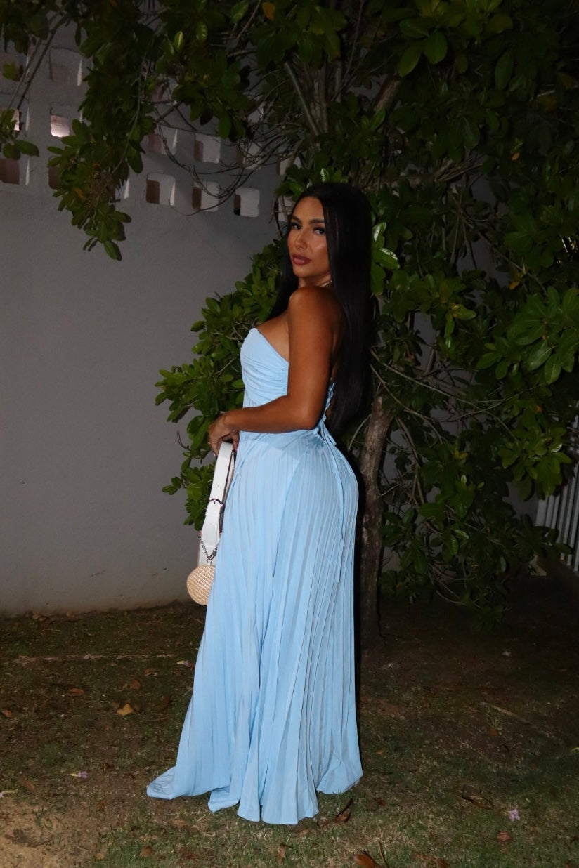 BABY BLUE MAXI DRESS