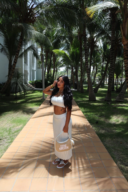 OFF WHITE SKIRT MAXI SET