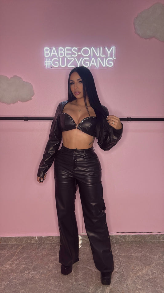 ROCK STAR LEATHER PANT