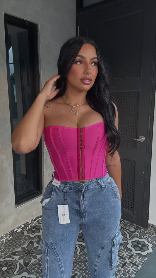 FUCSIA CORSET