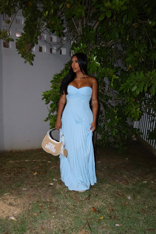 BABY BLUE MAXI DRESS