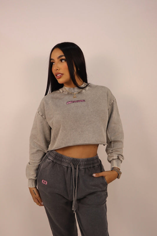 GUZYGANG GRAY LONG SLEEVE