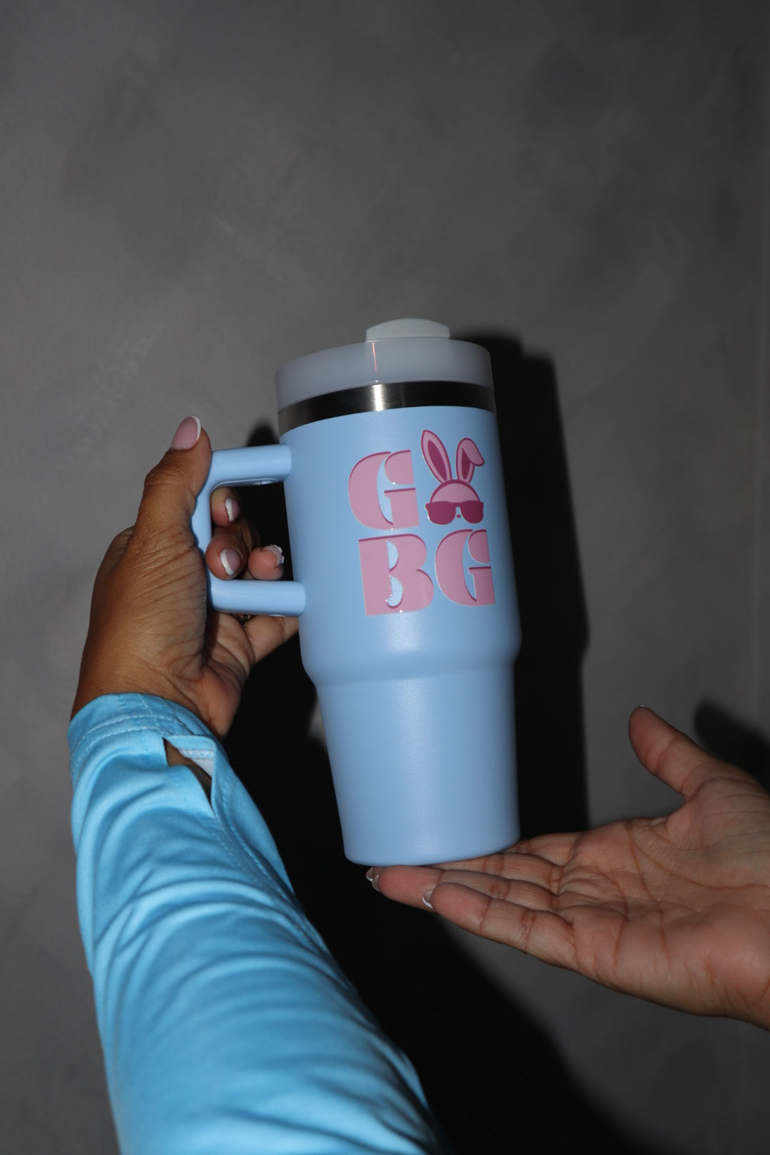 GBG BABY BLUE TUMBLER